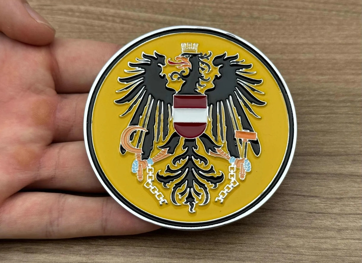 Austrian eagle emblem, Volkswagen Beetle VW