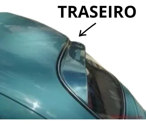 Eyelash Gutter Rear Window Beetle With Logo Stainless Steel 