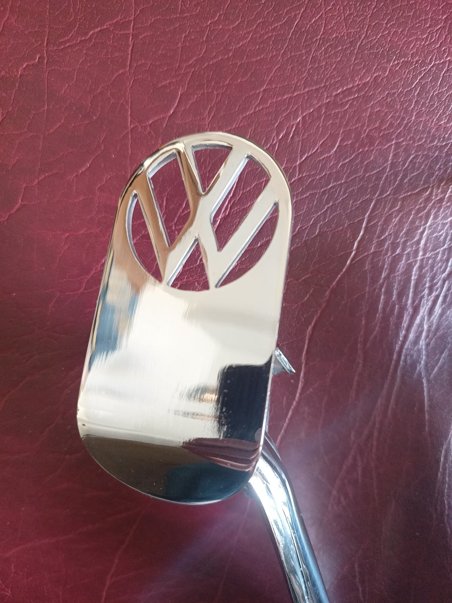 Chrome Crankset Logo Vw W/ Roller Beetle/brasilia/buggy AIRCOOLED
