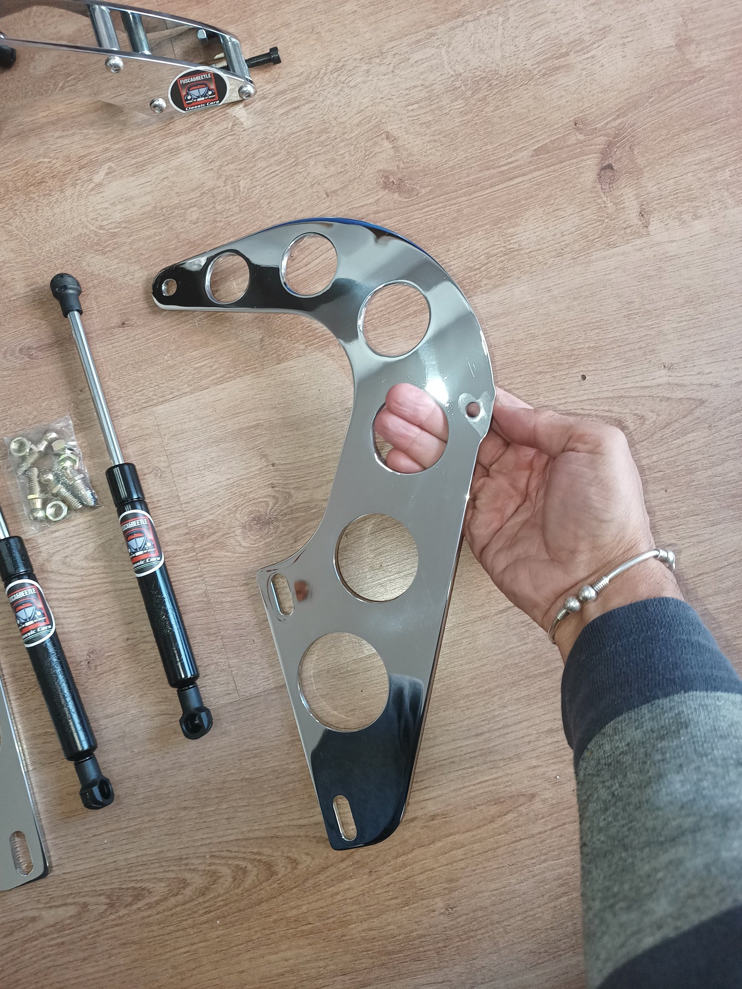 Combo kit complete - SPIDER Hand break - Pair of Arms Hood + Absorbers Gas