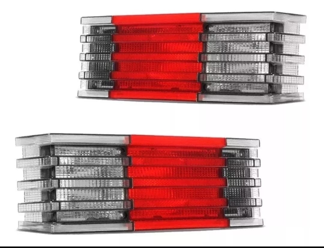 Par Lanternas  Brasília marca fort luz modelo 1980 